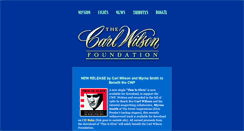 Desktop Screenshot of carlwilsonfoundation.org